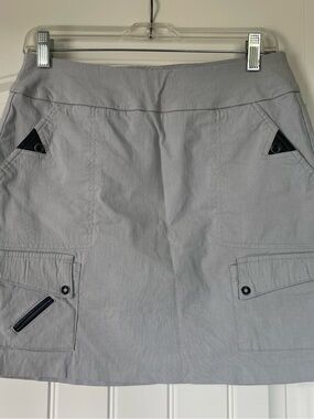 Jamie Sadock Golf Skort in light gray